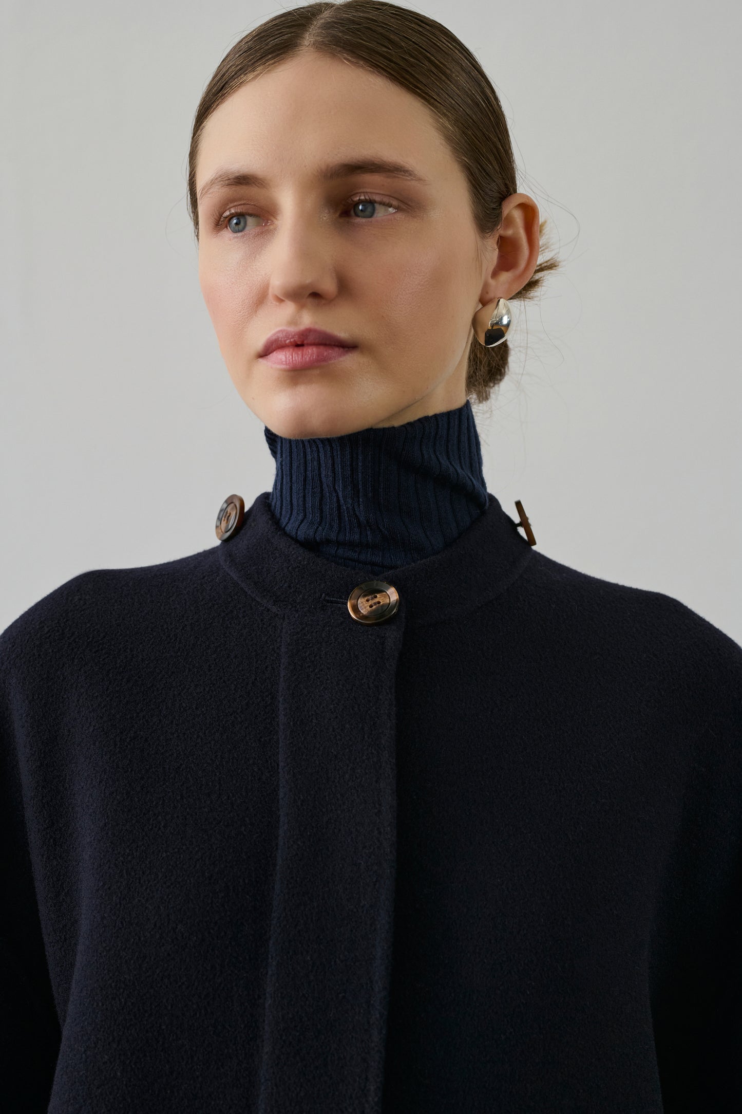 Manteau Finn - Deep Navy - Laine - Femme