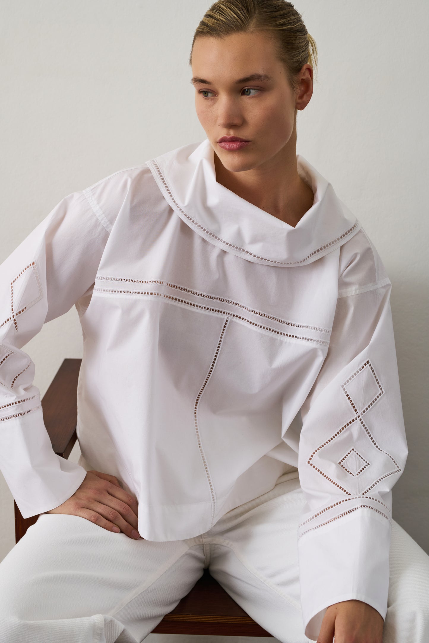 Chemise Guillemette - Blanc - Coton - Femme