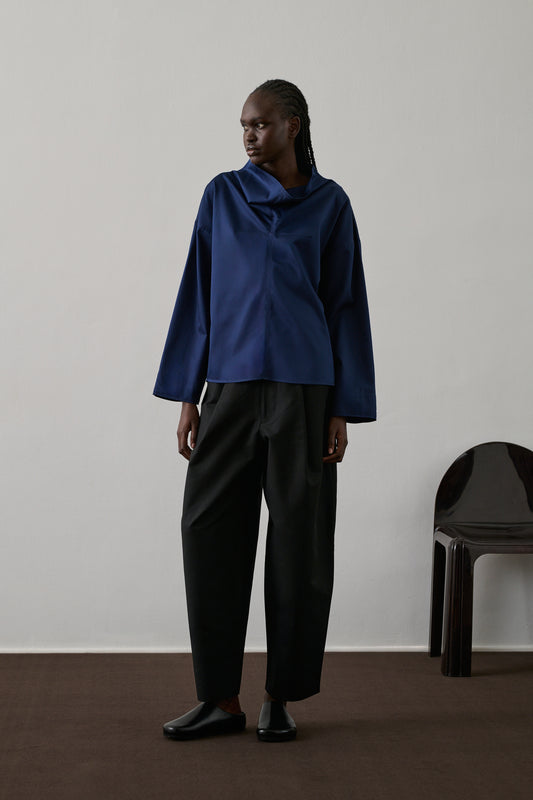 Blouse Fidji - Bleu De Chine - Coton - Femme