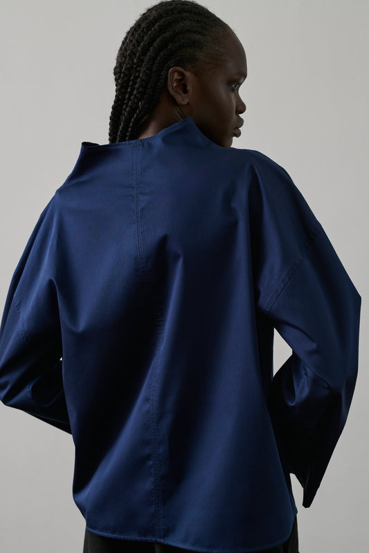 Blouse Fidji - Bleu De Chine - Coton - Femme