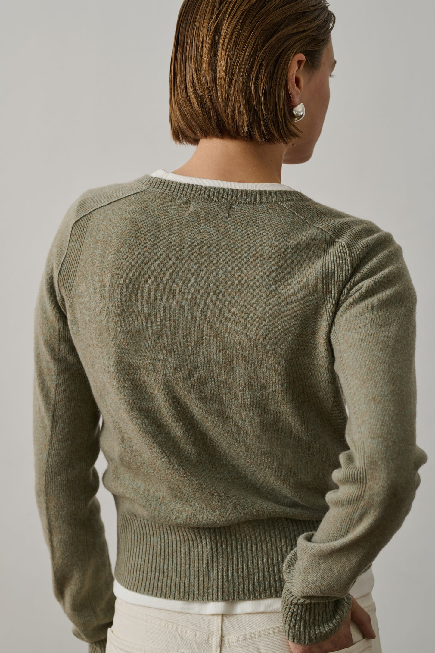 Pull Galway - Gris/Bleu - Cachemire - Femme