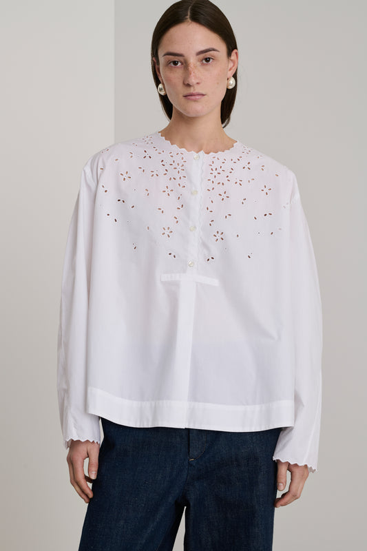 Blouse Destinee - Blanc - Coton - Femme