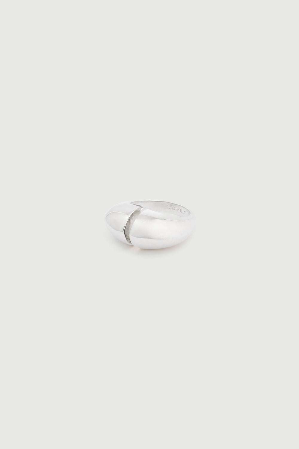 Bague - Argent - Ligne Moon - Femme vue 2