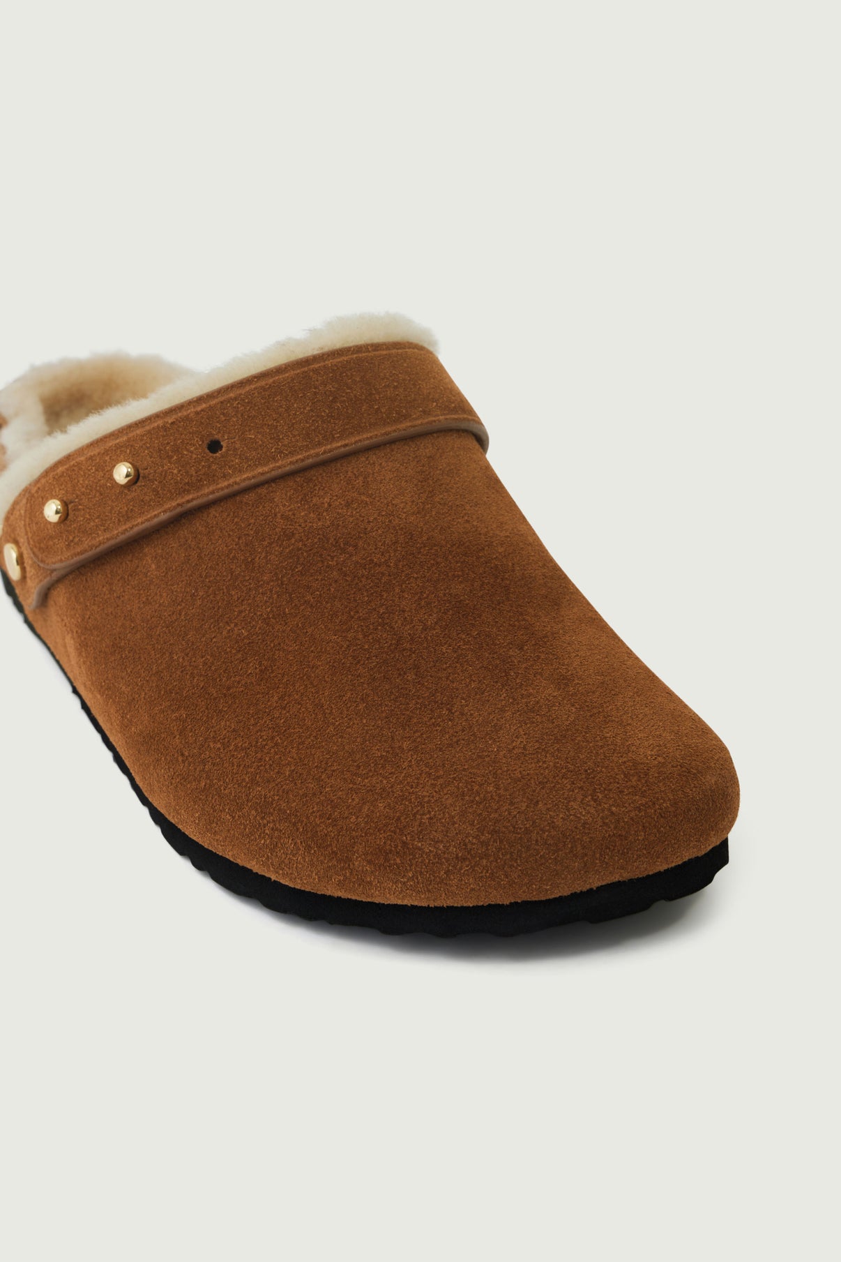 SLEEPY BROWN CLOGS vue 5